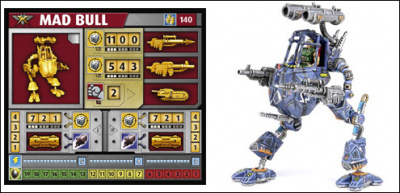 Robogear Mad Bull, сборная игровая модель, пакет (Технолог, 81713)