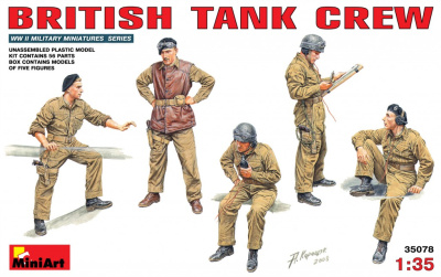 1/35 БРИТАНСКИЙ ТАНКОВЫЙ ЭКИПАЖ _MiniArt_ 35078_