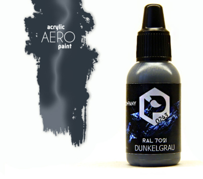 Краска Pacific88 Aero_ RAL7021 Dunkelgrau_ 18мл _0243_