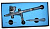 Аэрограф JAS мод_1163_ сопло 0_3мм_ Air Control _1163_
