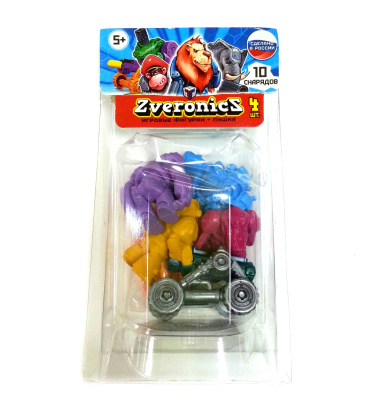Игровой набор Zveronics __ с пушкой _Технолог_ 00785_