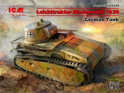 1/35 Leichttraktor Rheinmetall 1930_ Германский танк _ICM_ 35330_