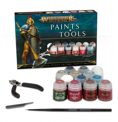 Набор красок Warhammer AOS Paint+Tools (Citadel, 80-17-60)