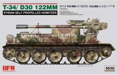 1/35 T-34/D-30 122MM SYRIAN SELF-PROPELLED HOWITZER _RFM_ 5030_