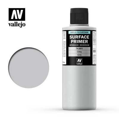 Грунтовка Vallejo_ серая_ акрил_ 200 мл_ _74601_