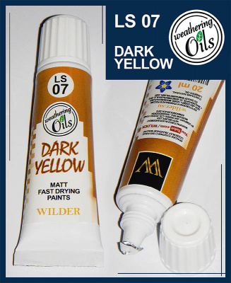 Масляная краска Wilder (матовая), Dark Yellow, 20 мл (LS07)