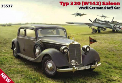 1/35 Нем. автомобиль Typ 320 (W142) Saloon (ICM, 35537)