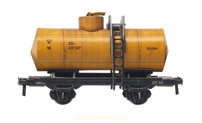 1/87 _Двухосная цистерна 25 м3__ сборная модель из картона _УБ_ 386-1_