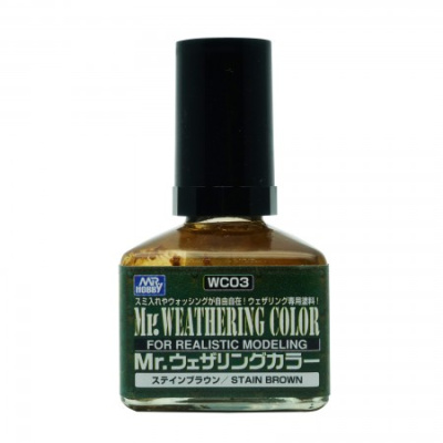 Смывка Mr_ Weathering Color_ коричневые подтеки_ 40 мл _wco3_