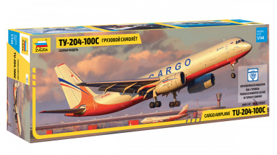 1/144 Грузовой самолет  Ту-204-100С _Звезда_ 7031_