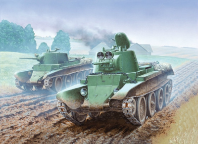 1/35 БТ-7 обр_1937 поздняя версия легкий танк _35112_