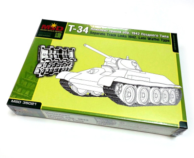 1/35 Комплект траков на Т-34 обр_ 1942 г_ позднего типа _MSD_ 35021_