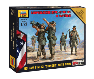 1/72 Американский ПЗРК _Стингер_ _Звезда_ 7416_