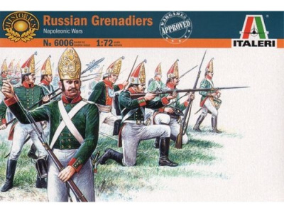 1/72 Солдаты Русские гренадеры _Наполеоновские войны_ _6006_