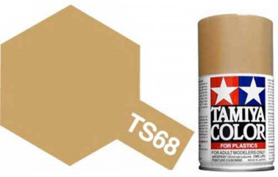 TS-68 Wooden Deck Tan, краска-спрей, 100мл. (Tamiya, 85068)