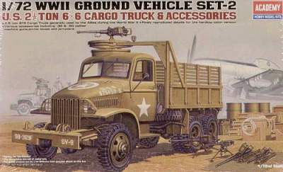 1/72 Автомобиль  2_5 - тонный грузовик армии США _Academy_ 13402_