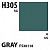 Краска акриловая Mr.Hobby Gray FS36118 (серый), полуглянцевая, 10 мл (H305)