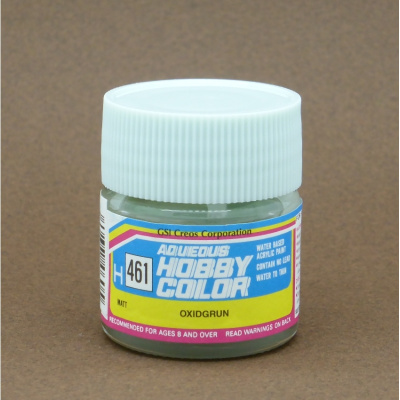 Краска акриловая Mr_Hobby OXIDE GREEN _зеленый оксид__ 10 мл _H461_