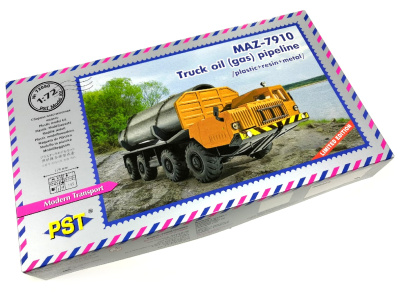 1/72 Автомобиль трубовоз МАЗ-7910 _PST_ 72080_