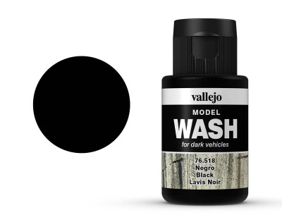 Смывка Black _черная__ акрил_ 35мл _Vallejo_ 76518_