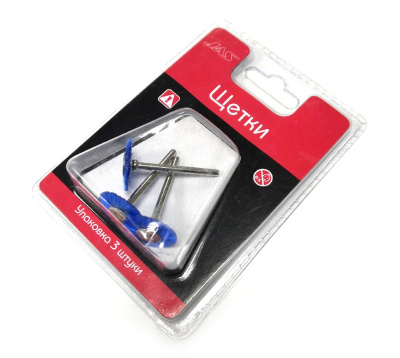 Щетка пластик_ 21 мм_ 3 шт_/уп__ блистер _JAS_ 2033_