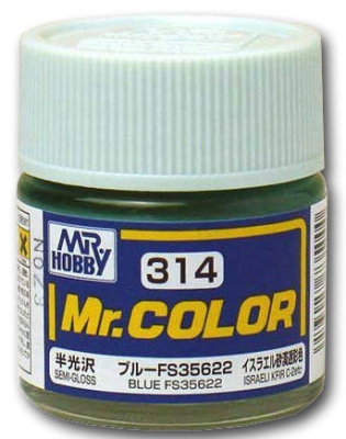 Краска акриловая Mr_Hobby Blue FS35622 _синий__ полуглянцевая_ 10 мл _C314_