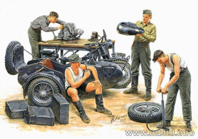 1/35 Фигуры Немецкая моторемонтная бригада _MB_ 3560_