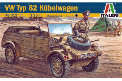 1/35 Немецкий автомобиль VW Typ 82 Kubelwagen _Italeri_ 0312_