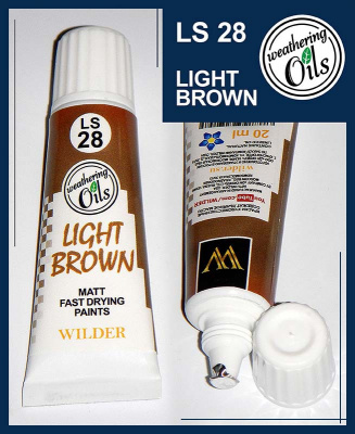Масляная краска Wilder (матовая), Light Brown, 20 мл (LS28)
