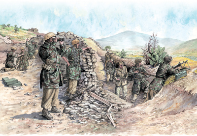 1/72 Солдаты German paratroopers - tropical uniform _Italeri_ 6134_