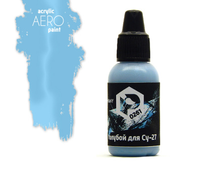 Краска Pacific88 Aero_ Голубой для Су-27_ 18мл _0261_