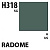 Краска акриловая Mr_Hobby Radome _цвет обтекателя__ полуглянцевая_ 10 мл _H318_