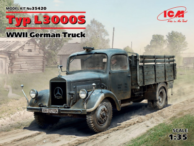 1/35 Typ L3000S_ Германский грузовой автомобиль ІІ МВ _ICM_ 35420_