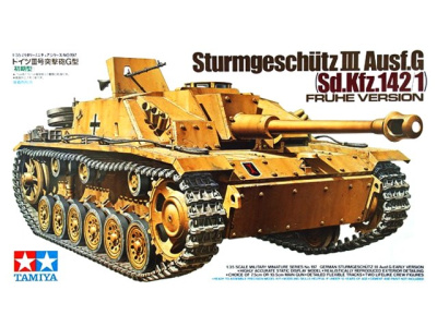 1/35 Cамоходное орудие Sturmgeschuetz III Ausf_G _ранняя версия_ c 2 фигурами танкистов _35197_