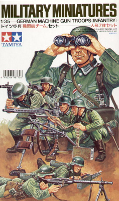 1/35 Немецкие пулеметчики с MG34 и MG42 в действии _7 фигур_ _35038_