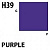 Краска акриловая Mr.Hobby Purple (пурпурный), глянцевая, 10 мл (H39)