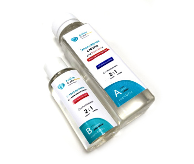 Эпоксидная смола Artline Crystal Honey_ прозрачная_ 2х компонентная_ 150гр _ARCH150_