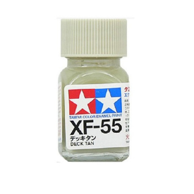XF-55 Эмаль Deck Tan (дубовая палуба), матовая, 10мл (Tamiya, 80355)