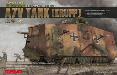 1/35 German A7V Tank _Krupp_ _TS-017_