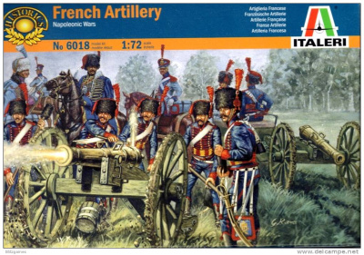 1/72 Французская артиллерия_ Наполеоновские войны _Italeri_ 6018_
