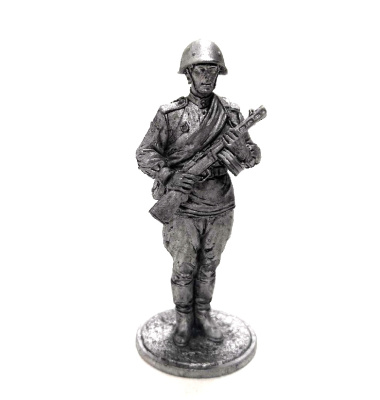 Гвардии красноармеец с ППШ_ 1943-45 гг_ СССР _EkCastings_ ww2-47_