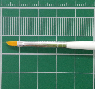 Кисть из синтетического волоса_ ретушная _ 1 _3631_