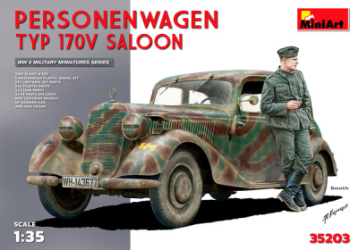 1/35 Автомобиль Personenwagen TYP 170V SALOON _MiniArt_ 35203_