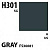 Краска акриловая Mr.Hobby Gray FS36081 (серый), полуглянцевая, 10 мл (H301)