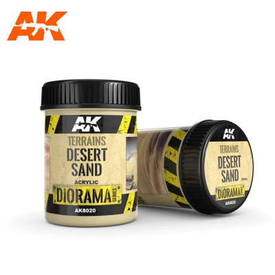 Имитация пустынного песка AK Desert Sand_ 250мл _AK8020_