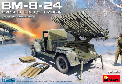 1/35 Грузовик BM-8-24 BASED ON 1_5t TRUCK _MiniArt_ 35259_