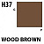 Краска акриловая Mr.Hobby Wood Brown (коричневое дерево), глянцевая, 10 мл (H37)