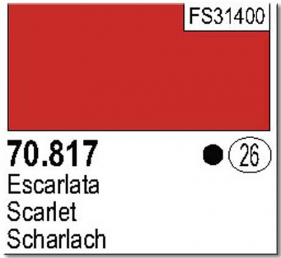 Краска Model Color, Scarlet, 17 мл (70817)
