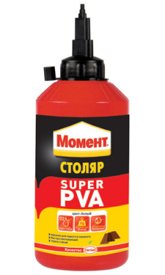 Клей Супер ПВА Момент Столяр_ цвет белый_ 750гр_ _215853_