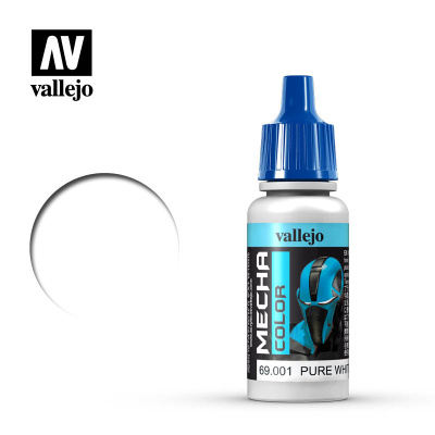 Краска Pure White _насыщенный белый__ акрил_ 17мл _Vallejo_ 69001_